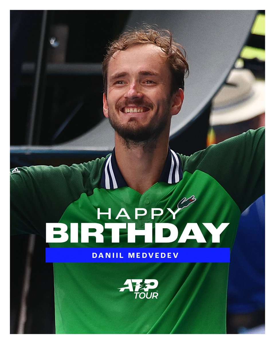 So much to celebrate about @DaniilMedwed , especially today 🥰 Happy Birthday Daniil!