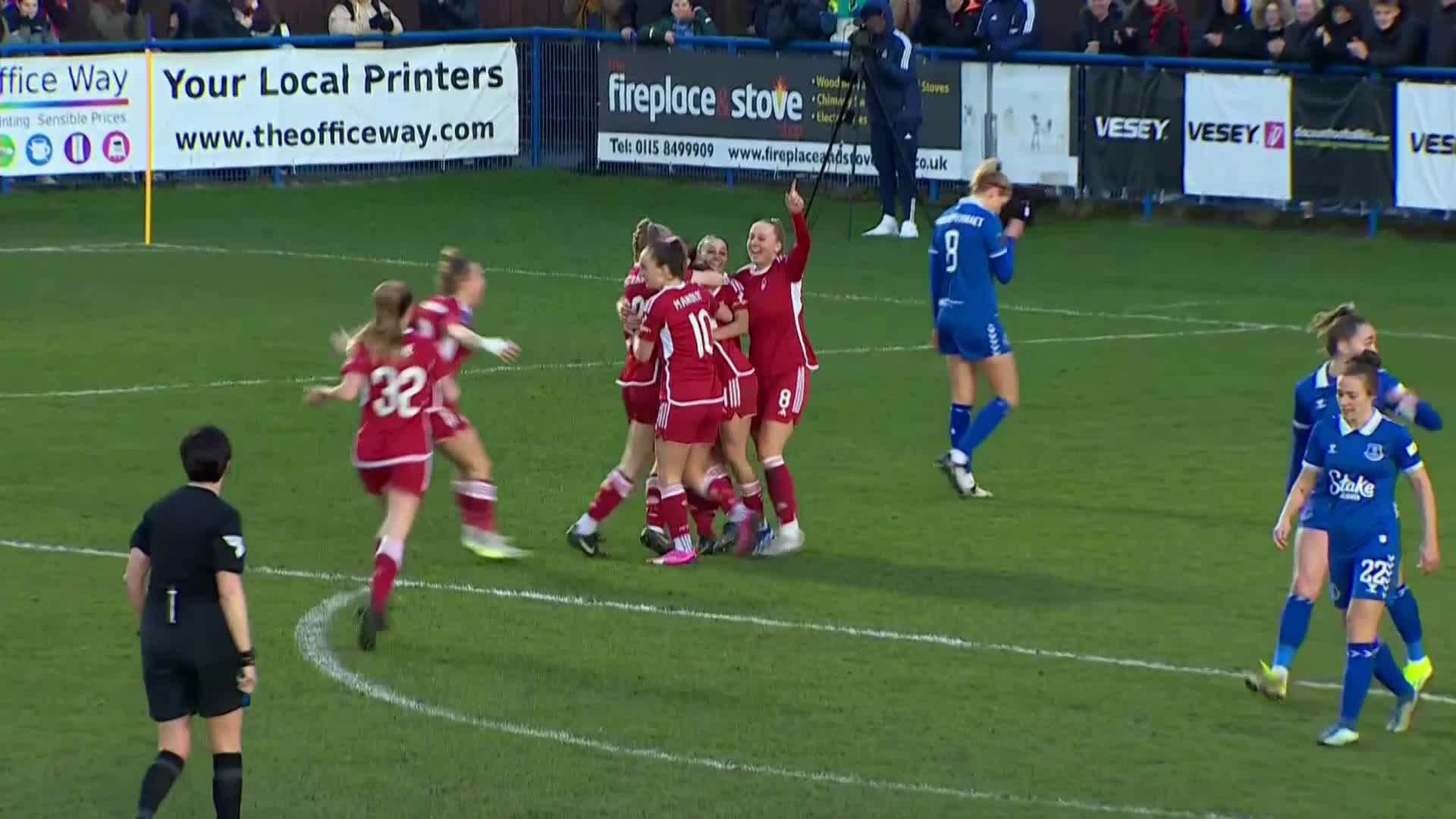 It's a moment to saviour for @NFFCWomen 🌳They've pulled one back through @chaarlotteag!#AdobeWomensFACup