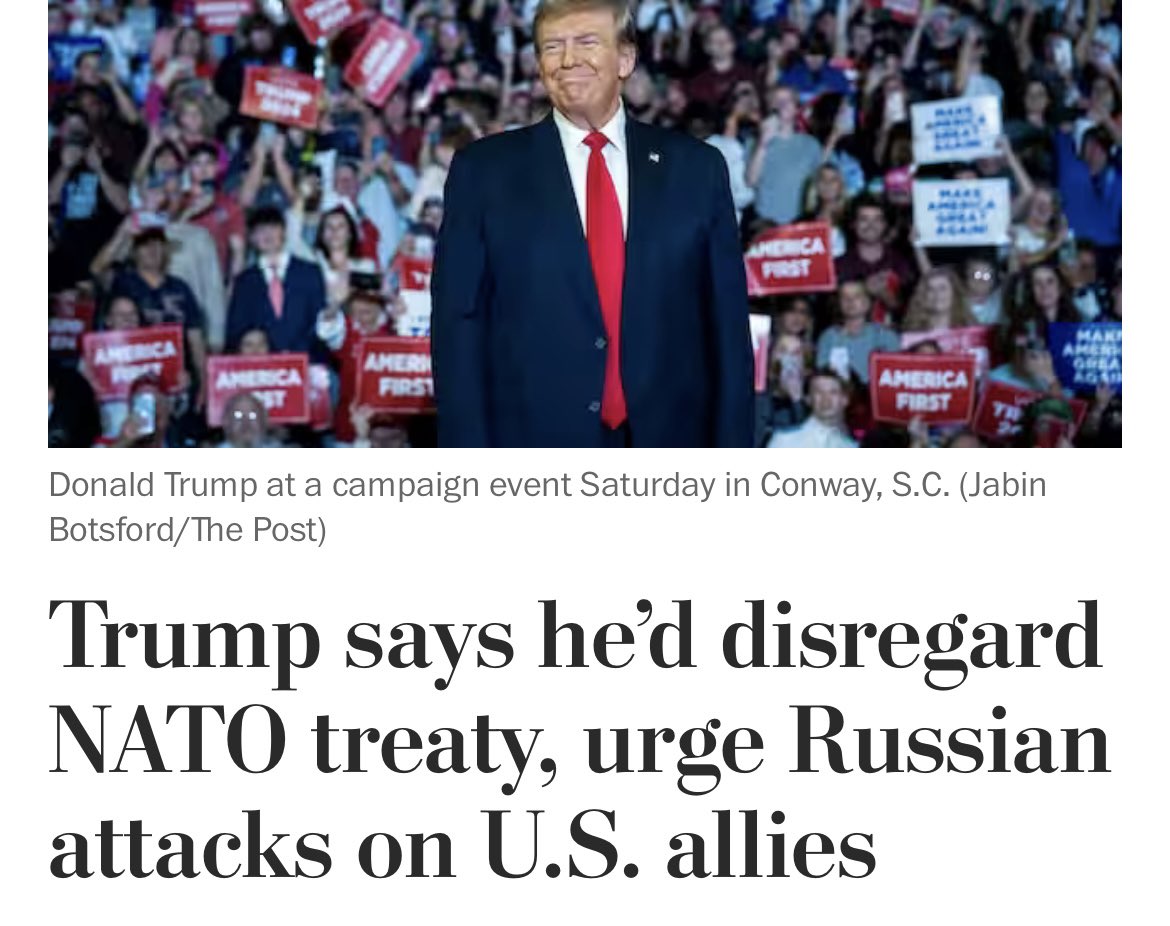 BillPascrell's tweet photo. What donald trump said yesterday is one of the detestable treacherous things ever uttered by an American official. The republican party stands squarely with dictators abroad and in America. Do not forget it. https://t.co/VgjKsCDd35