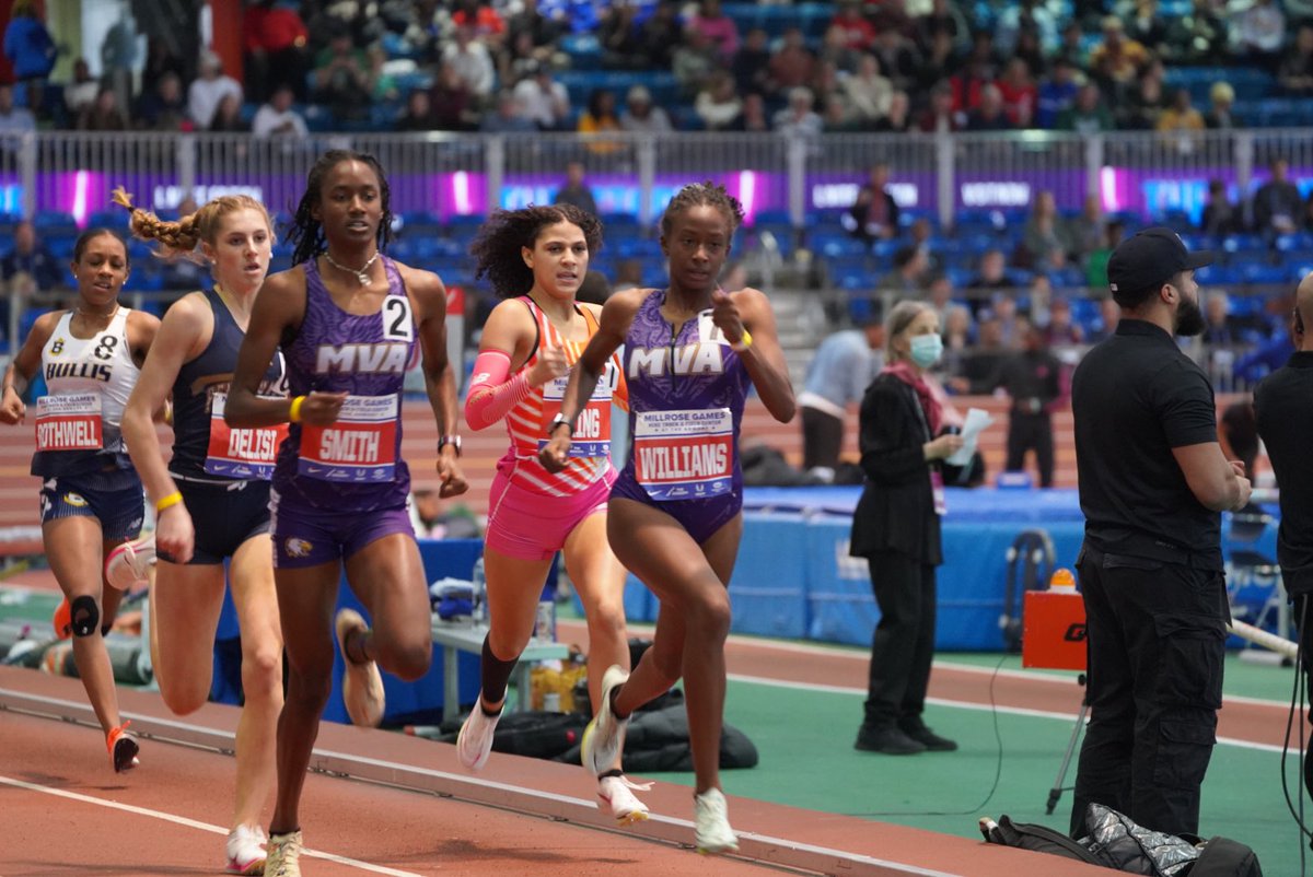 MileSplit US (@milesplit) on Twitter photo It’s <a href="/MVAXC_TRK_FLD/">MVA Cross Country/Track & Field</a> 1-2!
Alivia Williams wins the girls 600m in 1:30.79, followed by teammate Michelle Smith in second in 1:30.96 at Millrose Games.
#MillroseGames It’s <a href="/MVAXC_TRK_FLD/">MVA Cross Country/Track & Field</a> 1-2!
Alivia Williams wins the girls 600m in 1:30.79, followed by teammate Michelle Smith in second in 1:30.96 at Millrose Games.
#MillroseGames