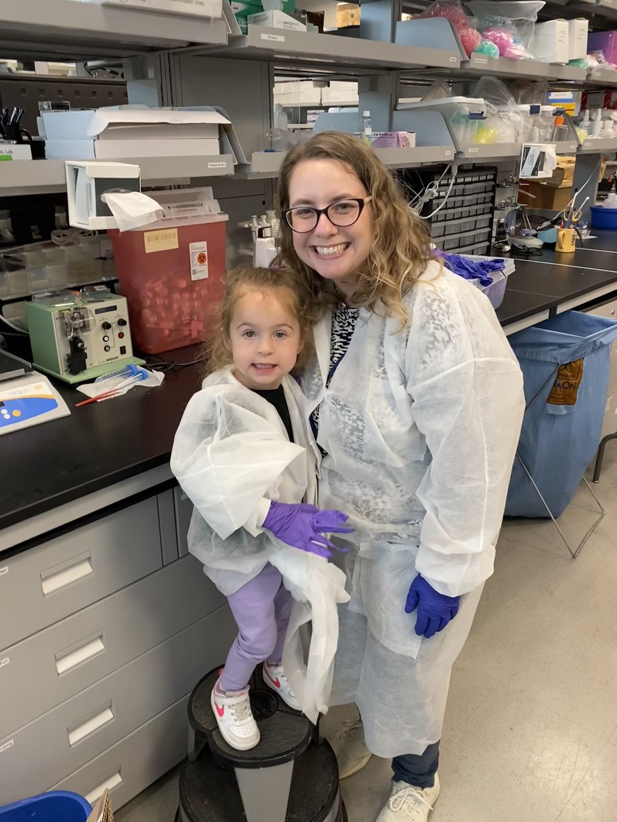 Happy International Day of Women and Girls in Science! May the next generation be as excited for lab coats, gloves, and experiments as this little bug! 👩🏼‍🔬🌟