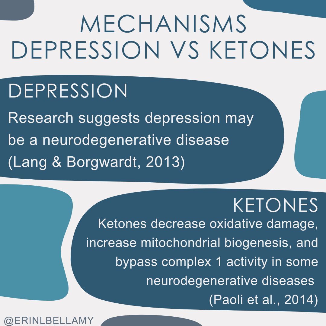 Next up in mechanisms of #depression vs #ketones, some research suggests a neurodegenerative pathway in depression.  #KMTmechanisms #metabolicpsychiatry #ketoformentalhealth #ketodiet #MentalHealthMatters