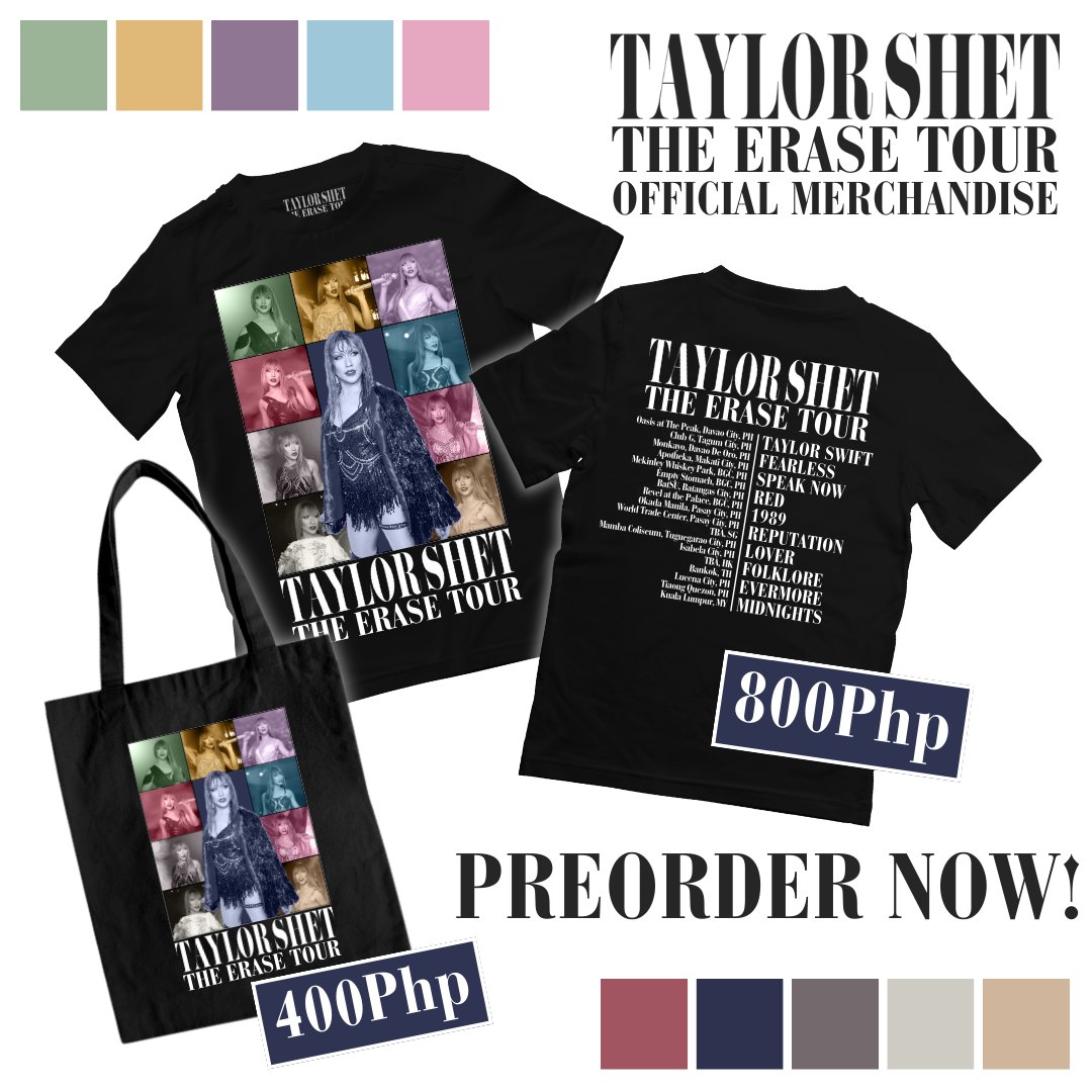 majorsshop's tweet photo. Hearts up, Swifties! 🫶🏻✨

🔥Lady Gagita as Taylor Shet's #TheEraseTour official merchandise is now available for preorders! 

✨First 20 purchasers will get our limited edition FREE T.S. Friendship Bracelets from yours truly! 

Follow and message @ladygagitaofcl to get yours!✨ https://t.co/vFXRqw8dko
