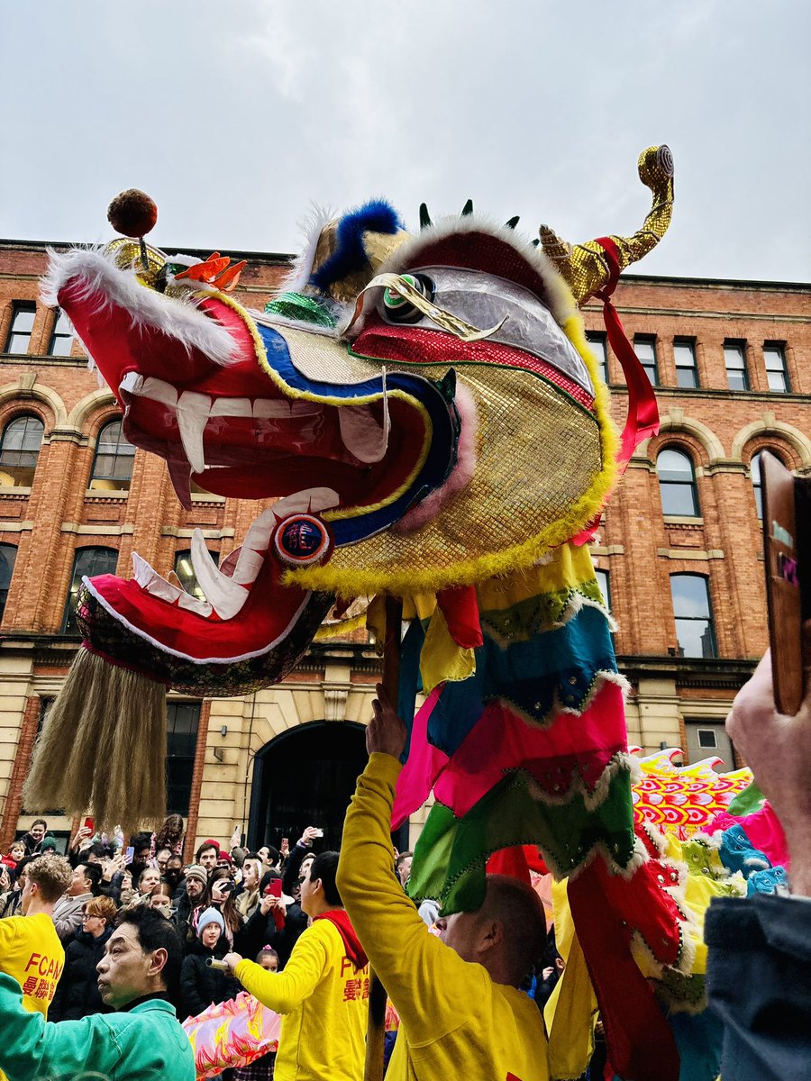 It was great to welcome in the Lunar New Year in Manchester today, with the Dragon Parade and exploring the range of stalls and activities in Chinatown.

Happy Lunar New Year to our Chinese, Korean, and Vietnamese communities, and all celebrating in Manchester and worldwide!🧧🐉
