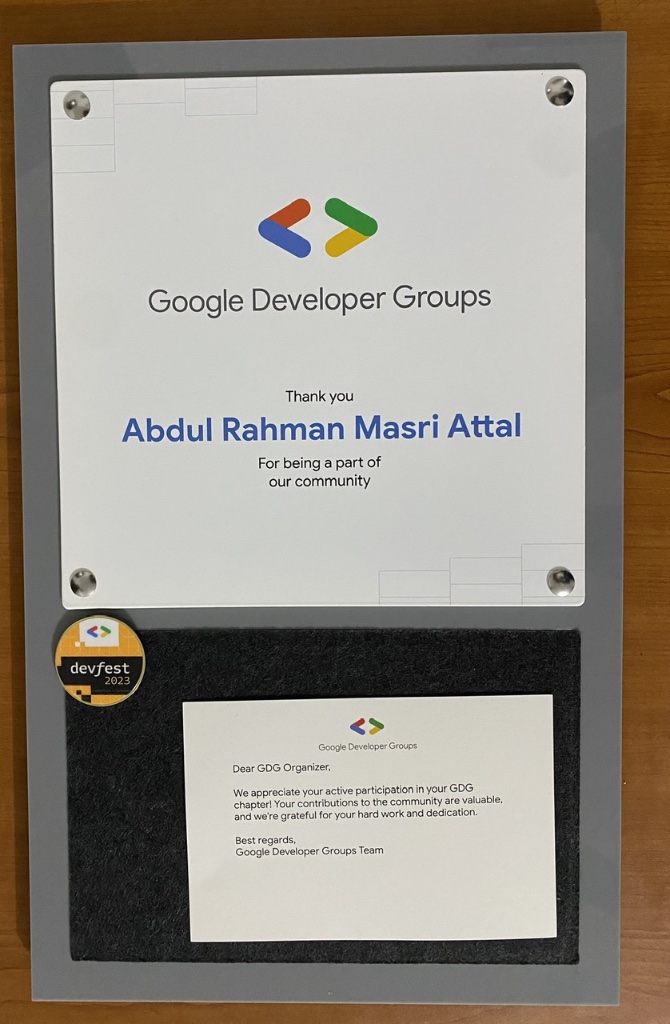 🎉 Celebrating 6 years at GDG Community 🎉 

As I celebrate my 6th year as a Google Developer Groups (GDG) organizer, I'm filled with gratitude for the incredible experiences, learning opportunities, and connections made along the way in such a vibrant community of developers.