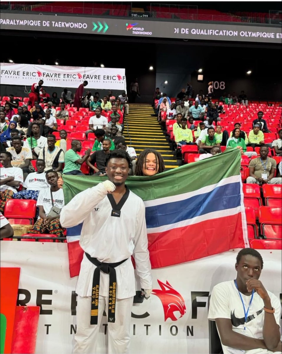 We going to the Olympics Gambia !! Congratulations to my newphew Alasan Ann. Proud of this kid!! Paris here we come !!