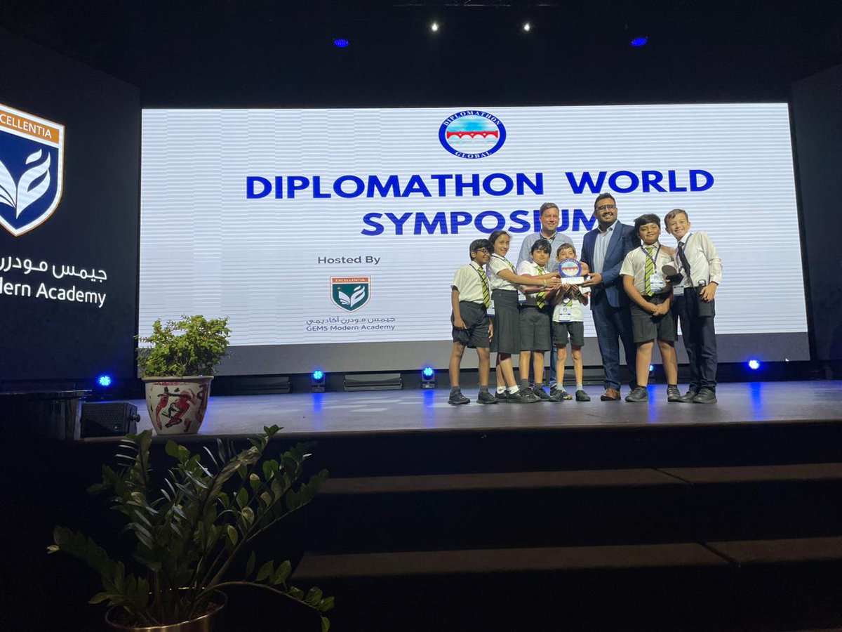Well done to our primary pupils who were awarded Best Primary team and to Ivaan, on his birthday, who won best Primary Delegate at Dubai #diplomathon proud of every one of you <a href="/HartlandIntl/">Hartland Intl School</a> <a href="/Principal_HIS/">Fiona Cottam</a> <a href="/ibrahim_his/">Shahida Ibrahim</a>