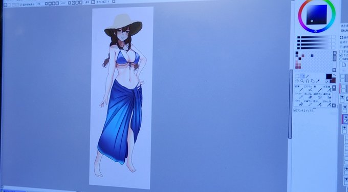 引きで見るとそれなりに見えるけど書き込みがまだまだ 