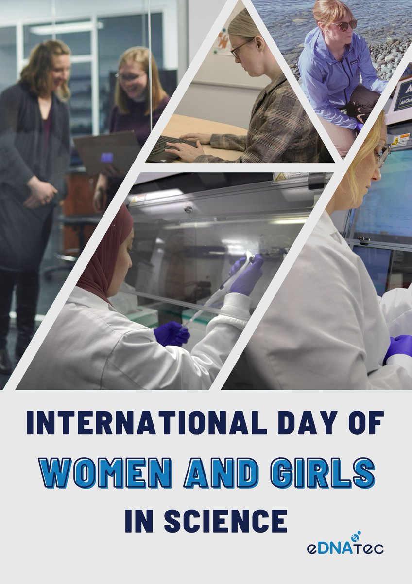 Happy International Day of Women and Girls in Science! 🌐🔬Cheers to the brilliant minds at eDNAtec for their inspiring contributions, innovation, and relentless pursuit of excellence in the world of science. We celebrate you! 🎉#WomenInScience #STEM #Innovation 💡