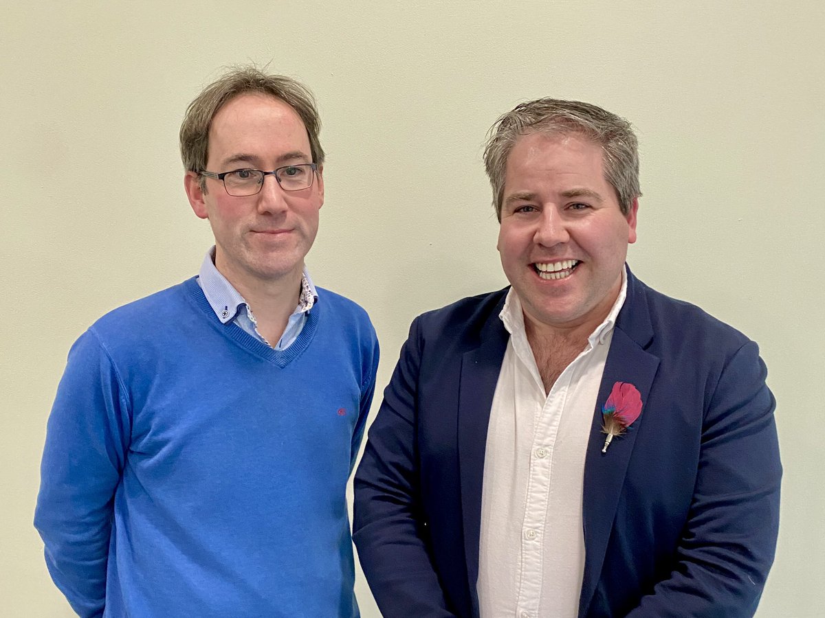 Well done to Coman Keaveny on his sterling work as Chair of the ADCI/DLI Joint Committee (6&6), overseeing the One Act Festival Circuit over the past year. Congratulations to @EdwardHayden on taking up the post at the ADCI/DLI Joint Committee AGM. @ADCI_Forum @DramaLeagueIrl