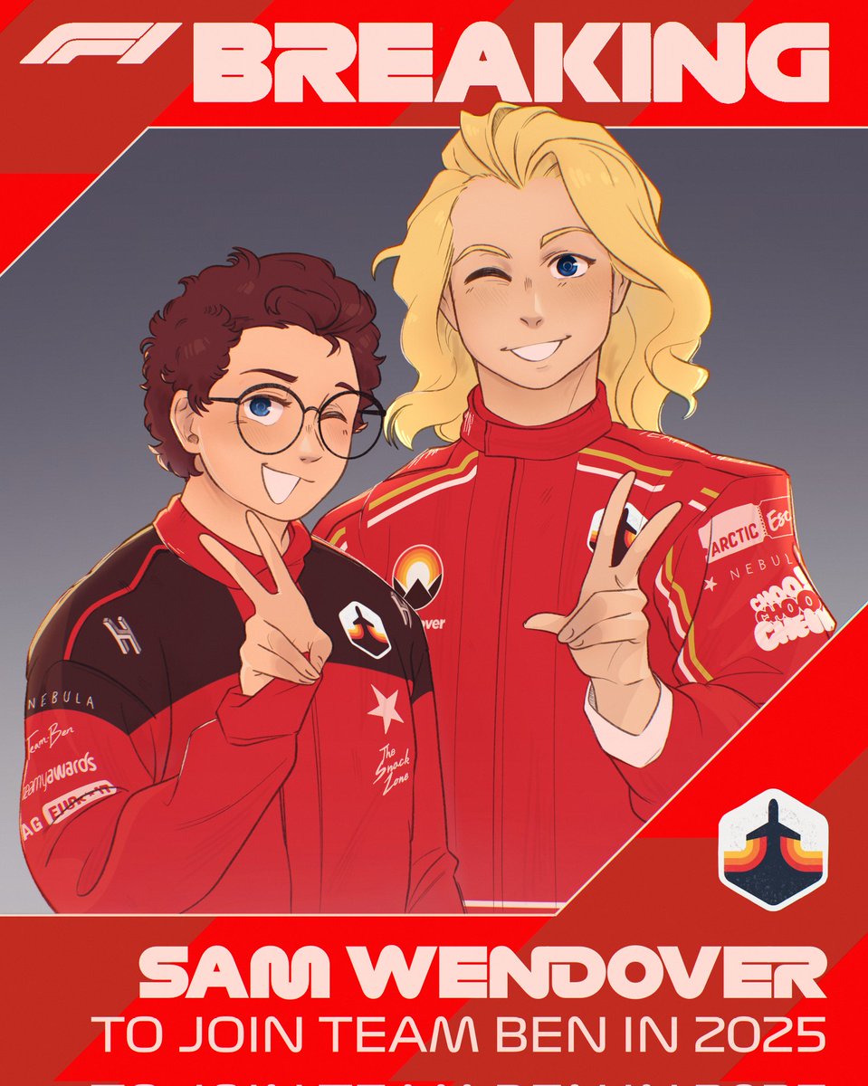 twitchy_sparrow's tweet photo. Shocking team transfer wowee. (100% just an excuse to draw jet lag and F1)

#jetlagthegame https://t.co/XYd6aztxhK