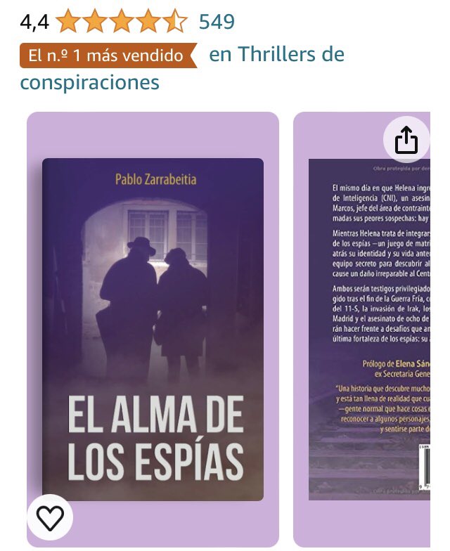 Me parece increíble que más de 3 años después de su publicación, sigáis confiando de esta forma en “El alma de los espías”.

Honrado y agradecido, siempre.