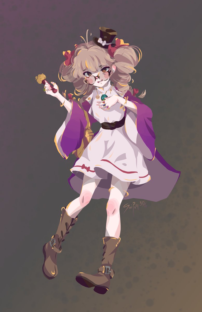 SoiPo4's tweet image. I took part in drawing a random character from Touhou Project. Joon is a very interesting character what a pity that I didn’t know about her before... TwT
30.04.23
#Touhou_Project #Touhou #YorigamiJoon #ДзёонЁригами