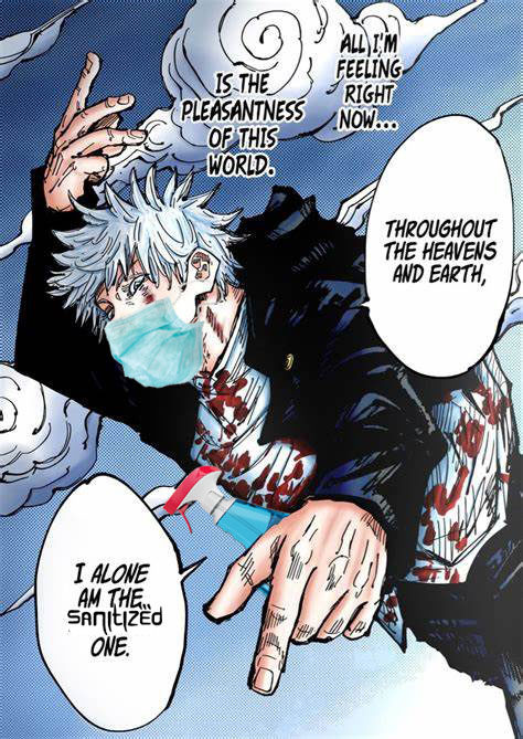 he alone truly is the sanitized one.