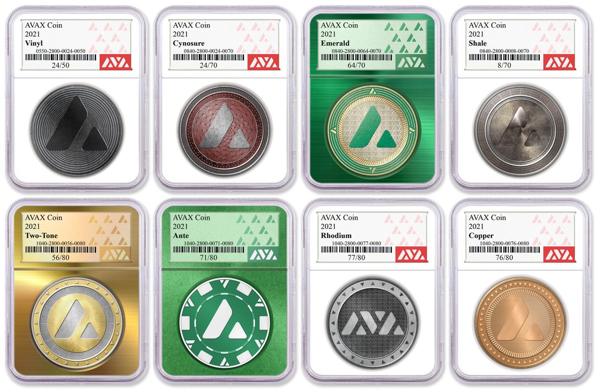 AvaxCoins's tweet photo. 🔺 Holder Airdrop Week 6! 🔺

🪙 Vinyl: 813f
🪙 Cynosure: 9685
🪙 Emerald: 4bc1
🪙 Shale: bf22
🪙 Two-Tone: 096d
🪙 Ante: 18bb
🪙 Rhodium: 5d5d
🪙 Copper: 9245

#AVAX #NFT #NFTs #Airdrop https://t.co/bwaIm07Azp