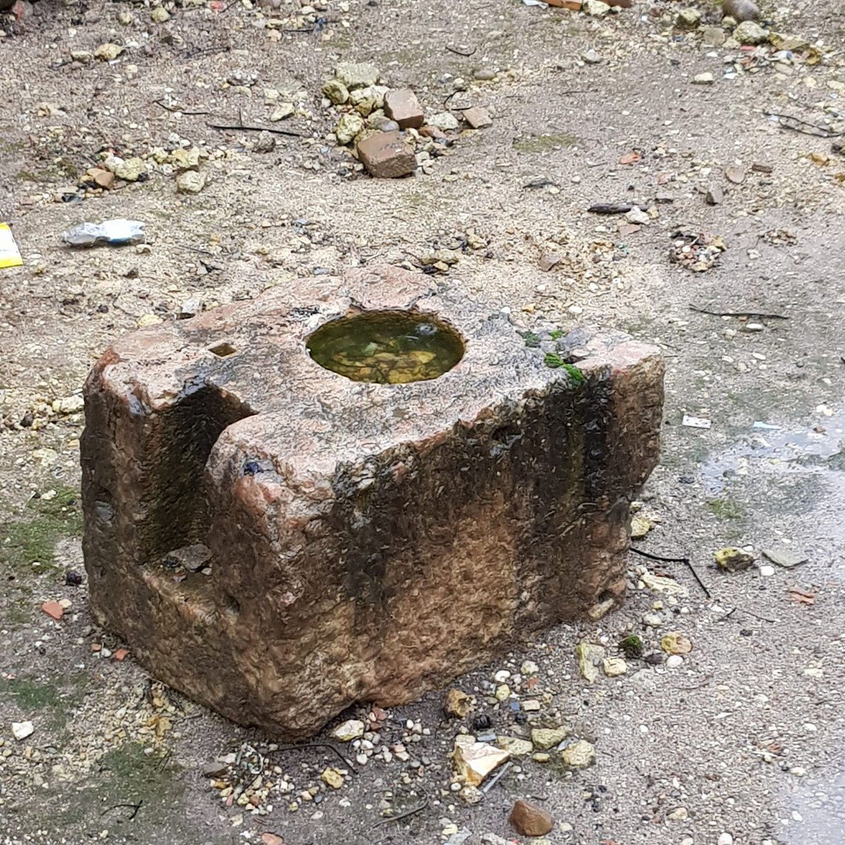 A press counterweight (for wine or oil) lying #spolia-wise around in the #Roman theatre of #Verona is one of those textbook examples of #reuse of big and heavy blocks for #ancient building (or the other way around). 😍 Happy #SpoliaSunday!