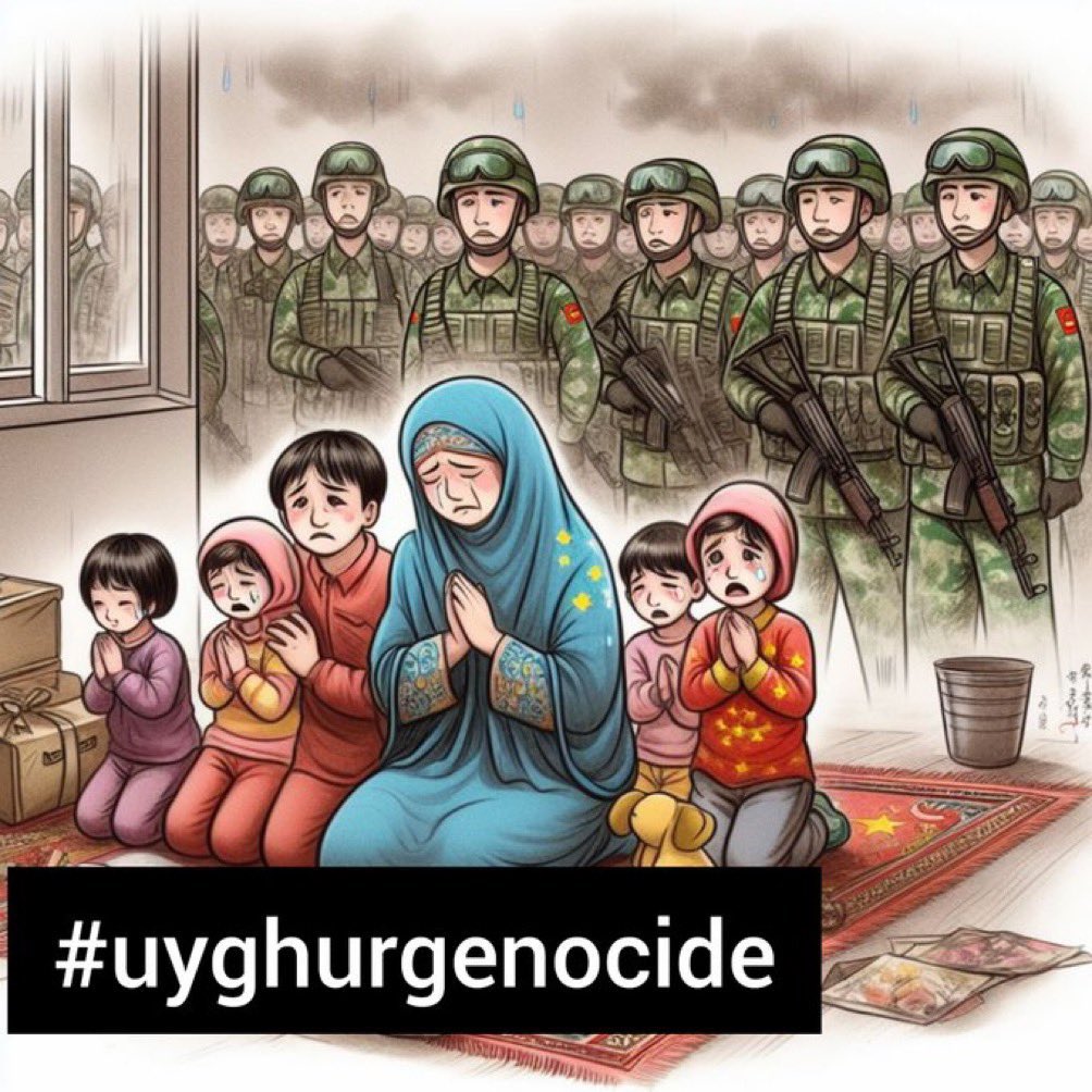 Kızıl Çin Domuzunun zulmü bitmiyor.
#Teroristchina
#uyghurgenocide
#freeeastturkestan