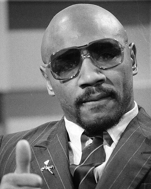 'For most of my life, nobody listened to what I had to say. Now, wherever I am, everybody pushes and shoves, trying to get close so they can hear me.' - Marvelous Marvin Hagler