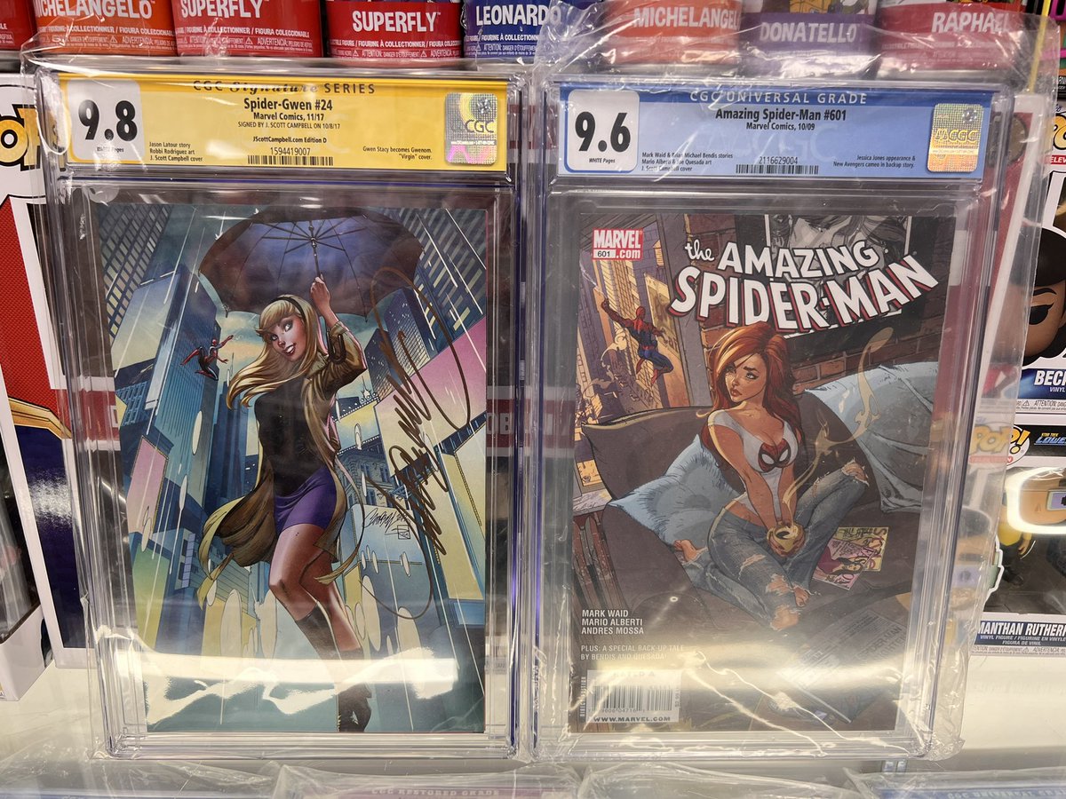 KingscacheATX's tweet image. Spidey + J Scott Campbell….yes pls.