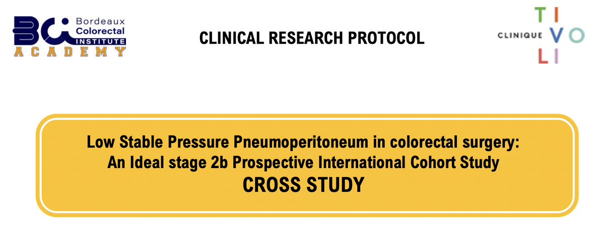 🌟Exciting Opportunity! Join the #CROSSStudy led by @QDenost - Low stable pressure pneumoperitoneum in #colorectalsurgery Don't miss out on this chance! 🇪🇸DM me if interested #SurgicalInnovation #SoMe4Surgery @AntoninoSpin @ris_frederic @EllenEetvelde @RoelHompes @nlavellaneda