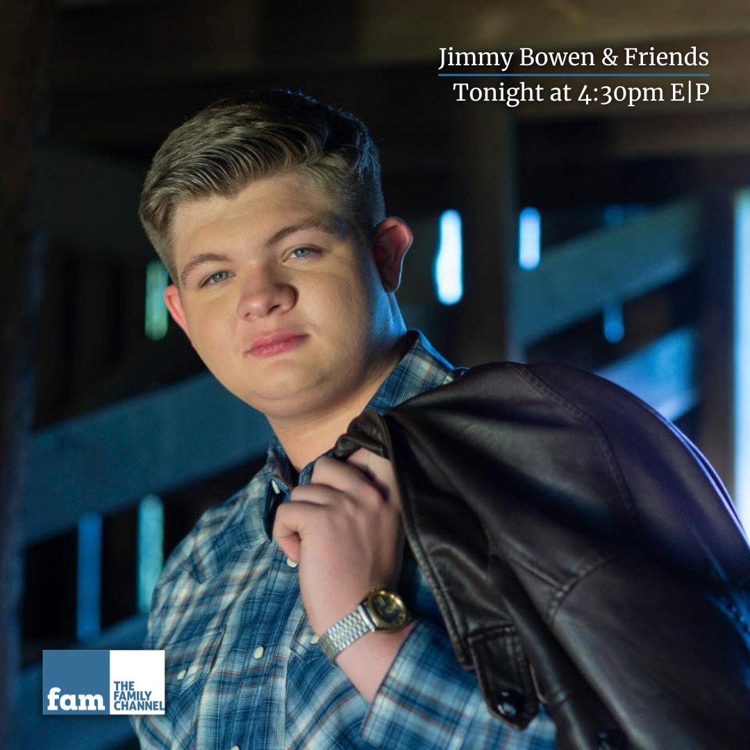 American Idol alum @amillermusic_ guest stars in this week's episode of @jimmybowenmusic today at 4:30pm E|P. #TheFamilyChannel