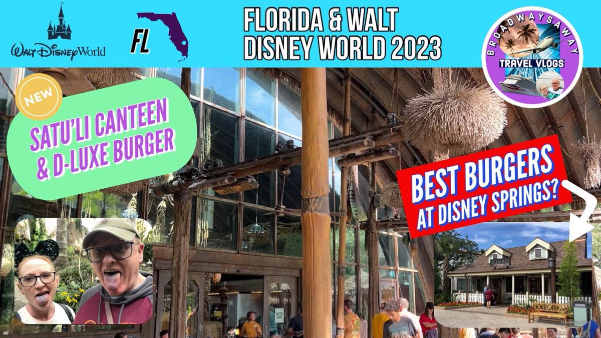 BroadwaysAway's tweet photo. New! Florida &amp; Walt Disney World 2023 | Satu'li Canteen &amp; D-Luxe Burger Food Reviews
https://t.co/xz5BvGDulw https://t.co/VktgdsWioW