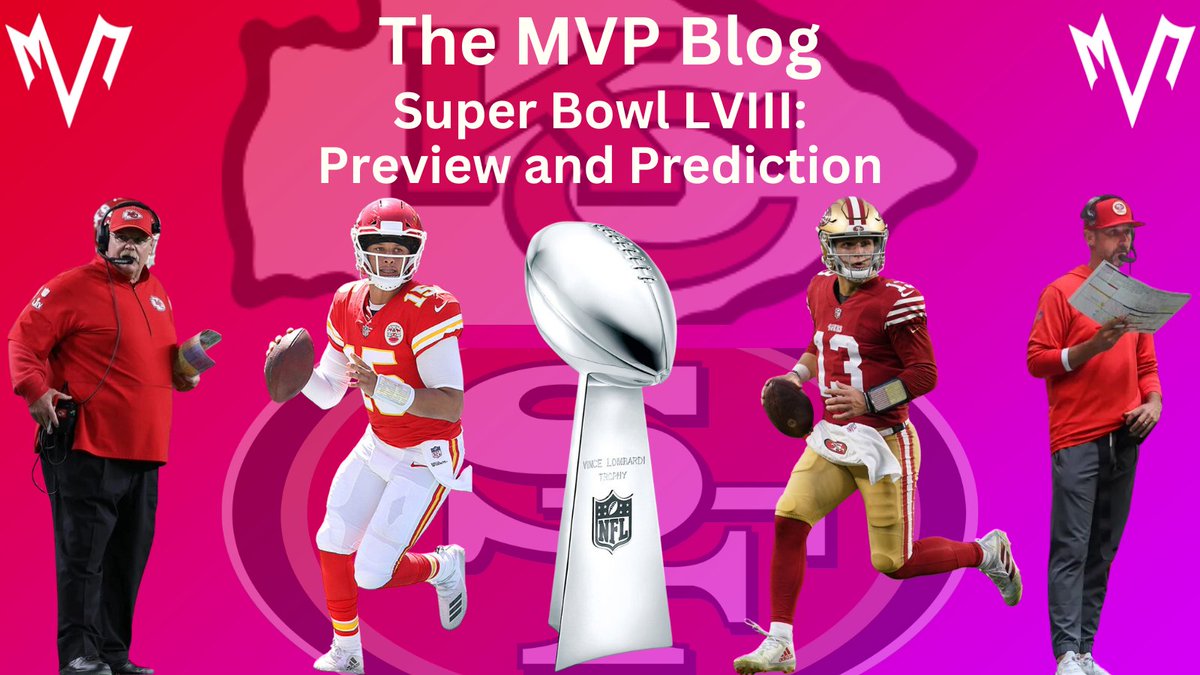 themvp_blog's tweet photo. It's Super Bowl Sunday‼️

Get ready for the big game with The MVP Blog!

We break down the game and give our score predictions! Let us know your prediction in the comments! 

Read it here: https://t.co/1wwFi02tvD

#FTTB #ChiefsKingdom #NFL #NFLPlayoffs #SuperBowl #SuperBowl2024 https://t.co/csKqpxJZl8