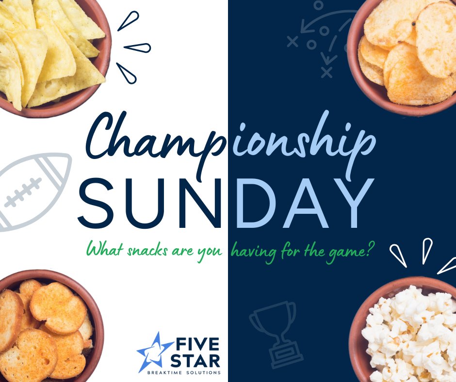It is time for the BIG game! 🏈
What are some of your favorite game day snacks?