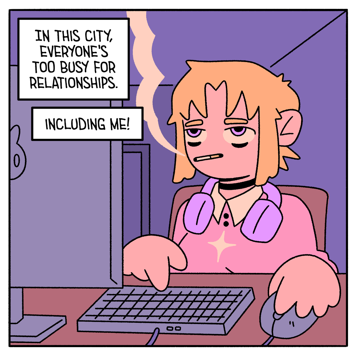 utopihino's tweet photo. just a tired protagonist worker https://t.co/mW2Z6h2ziZ