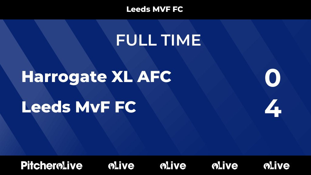 FULL TIME: Harrogate XL AFC 0 - 4 Leeds MvF FC
#HARLEE #Pitchero
pitchero.com/clubs/leedsman…