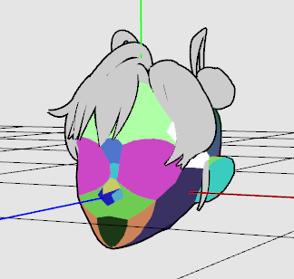 阿武隈の前髪描きたくなさ過ぎて3Dにしたけど、冷静に描いたら手書きで描いた方がよくね?ってなった 