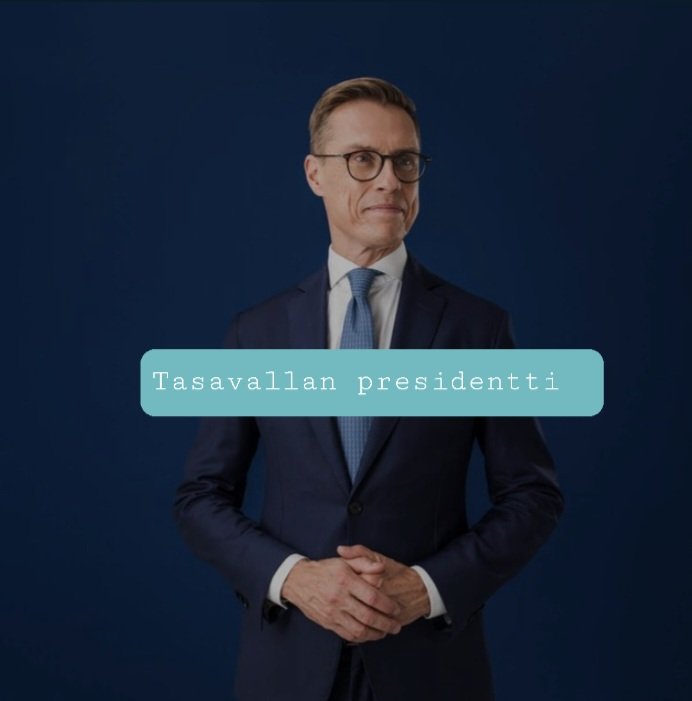 Lämpimästi onnea uudelle Tasavallan presidentille <a href="/alexstubb/">Alexander Stubb</a> #presidentinvaalit2024 #Finland #yhtenäinenSuomi <a href="/kokoomus/">Kokoomus</a> <a href="/vihreat/">Vihreät - De Gröna</a> <a href="/KDpuolue/">Kristillisdemokraatit | KD</a> <a href="/Demarit/">Sosialidemokraatit</a> <a href="/persut/">Perussuomalaiset</a> <a href="/vasemmisto/">Vasemmistoliitto</a> <a href="/keskusta/">Suomen Keskusta</a> <a href="/LiikeNyt/">Liike Nyt</a> <a href="/MikaAaltola/">Mika Aaltola</a> <a href="/sfprkp/">SFP • RKP</a>