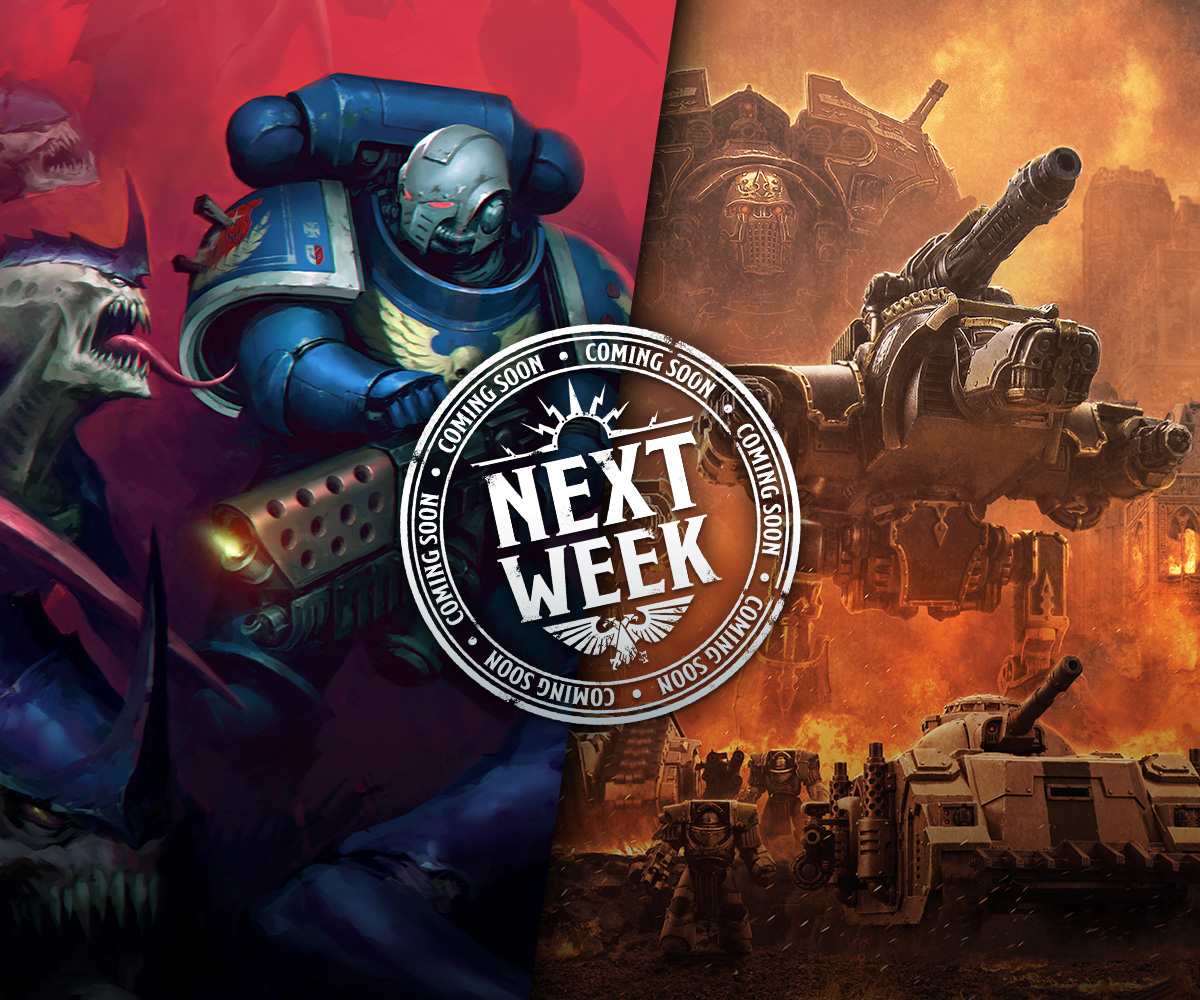 warhammer's tweet photo. Space Marines reinforcements, Legions Imperialis releases, and more will be available to pre-order next week. Take a look. https://t.co/3MDvVUUCR3 #WarhammerCommunity https://t.co/mF039h9x2Z