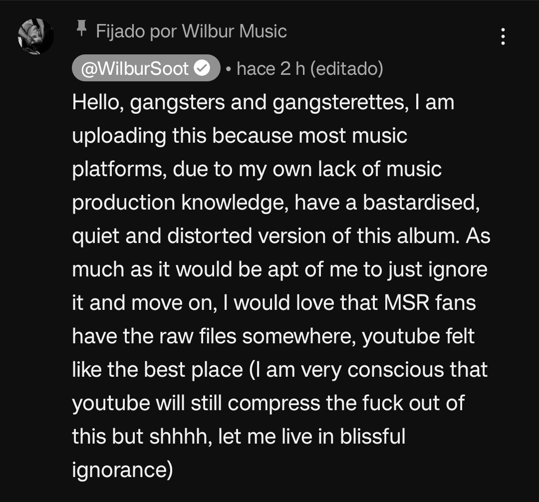 🎠| Wilbur Updates Spanish tweet media