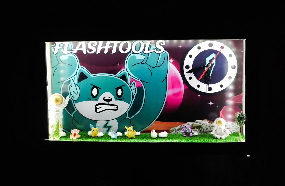 RandPank_12's tweet image. My entry sir 🙏☺️This is the result of my design drawing with additional clock creativity, I hope the team likes it ⏱️🔥
@flashlabs_SG 
#FlashTools #FLASH