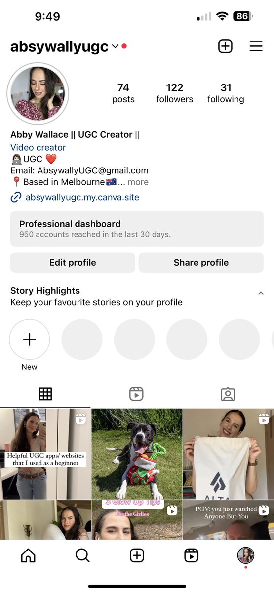 AbsywallyUGC's tweet photo. I’m going to try and post consistently on my Instagram for 30 days and see how much my Instagram grows!!

Here’s day 1:

#ugc #ugccreator #ugcaustralia #contentcreator2024 #SuperBowl https://t.co/AtsJYLvqCD