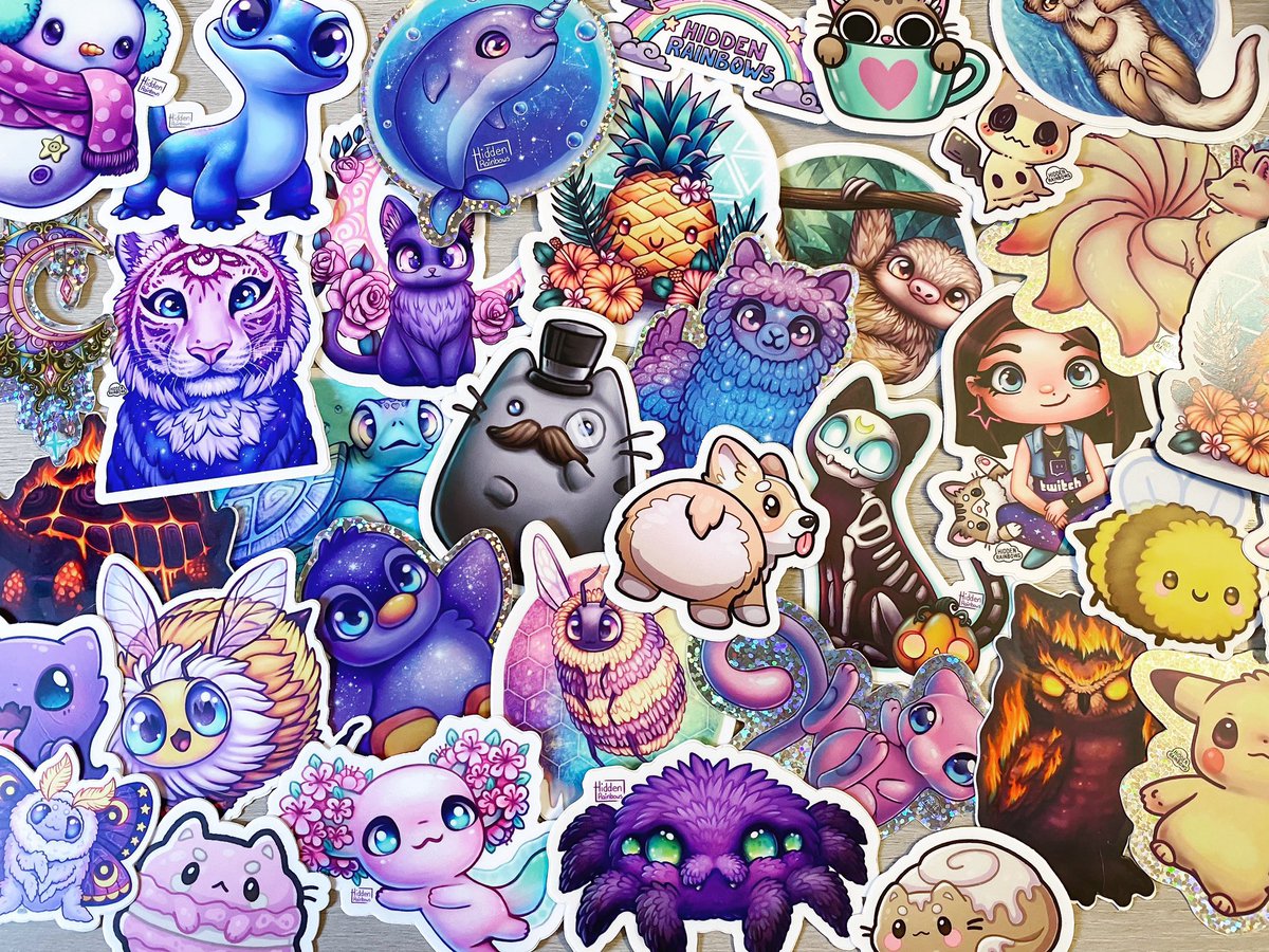 hiddenrainbows's tweet image. Hi everyone 👋 

I am struggling to pay the bills this month so I’m temporarily opening my kofi sticker shop!! I also have emote commissions open and pet commissions if you’re interested. If not, please share I would really appreciate it ❤️🥰