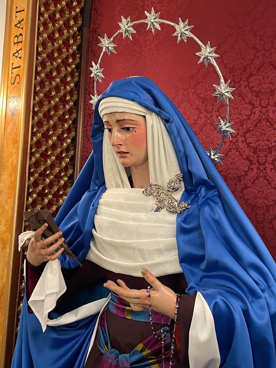 María Santísima de las Angustias ya luce ataviada de hebrea para el tiempo de Cuaresma 

Madre de las Angustias, ruega por nosotros 🙏🏼