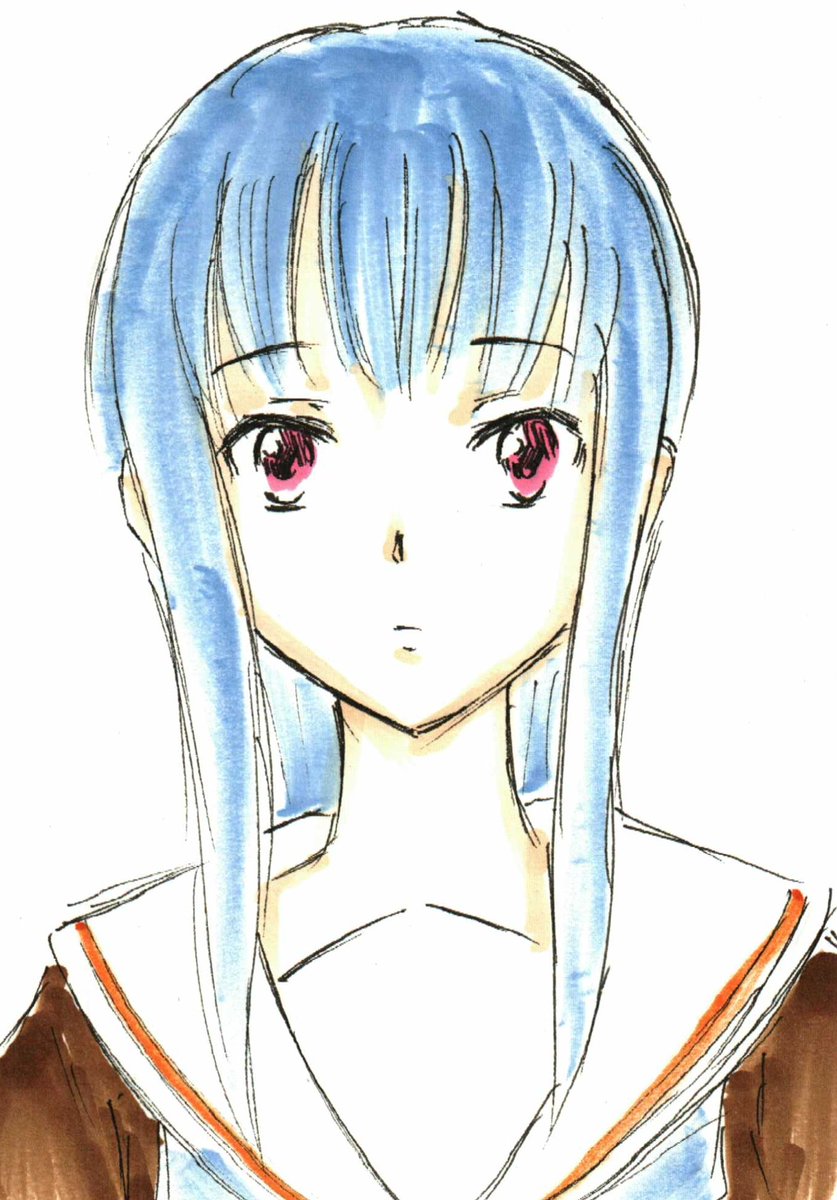 鎧塚みぞれ 「#1日1ユーフォ(2/7分)みぞ練らくがき 」|沖庵のイラスト