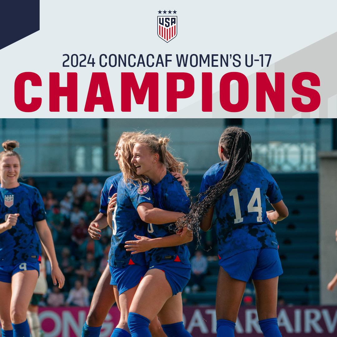 5-0-0 Outscored opponents 32-2 Concacaf Champions #U17WYNT