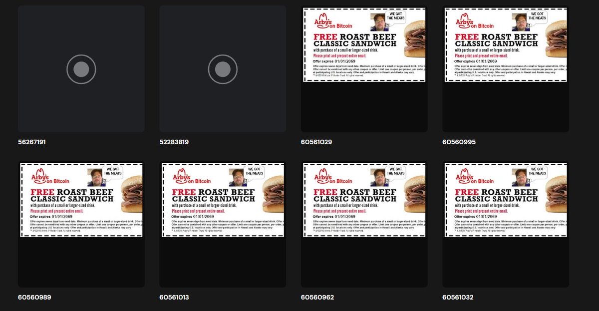 elevateddabber's tweet image. we're gettin our mozzarella cheese sticks today

#ArbysOnBitcoin #Ordinals #degeneracy