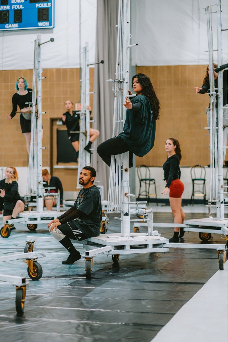 RhythmXinc's tweet photo. The VE is perched and ready for the Dayton Regional next week 🐦‍⬛

#RhythmX #X24 #Blackbird #MEPA2024 #WGI2024 #DPGPerforms #WGI #WGIPercussion #Drumline #VisualEnsemble https://t.co/UnvVfc0B3t