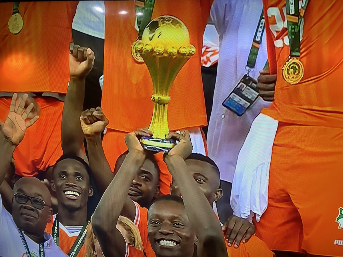 DanielEdahBenin's tweet photo. Félicitations à la Côte d’Ivoire 🇨🇮 Championne d’Afrique ! 
Très belle compétition ! 
Vive l’Afrique! 
#CAN2023
#AFCON2023 
#CAF https://t.co/JOvzUEYGs0