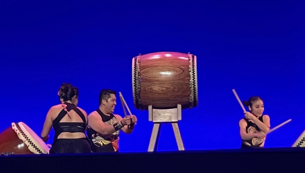 #Taikoproject performance at the #Shogun Special Presentation at the #ElCapitanTheatre, author's photo.