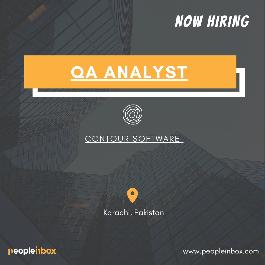 PeopleInbox's tweet photo. Contour Software is looking for a QA Analyst.
Interested candidates can apply by creating a free account at https://t.co/yJhifJRrM4 or click here if you have already made an account https://t.co/HCZeKzd3l6
#Recruitment #careergrowth #Jobs #Hiring #career #Peopleinbox https://t.co/ELEMJi58gS