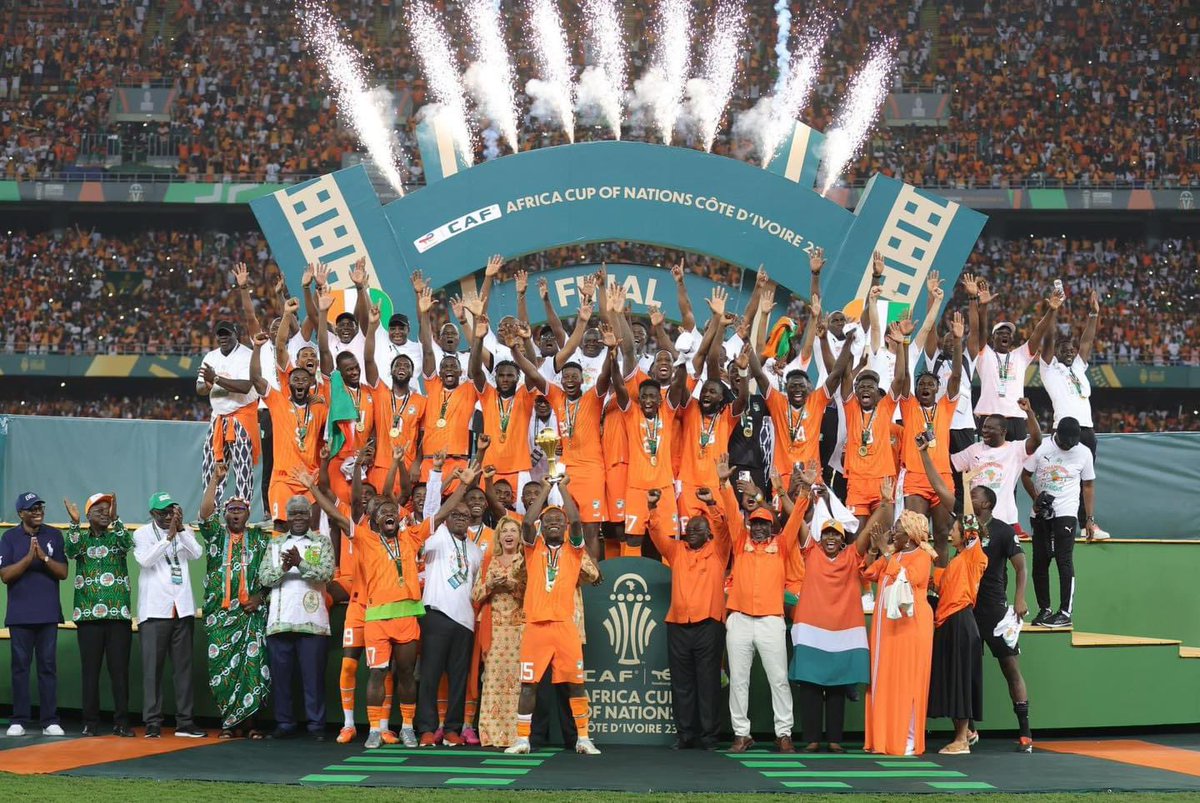 🏆 La plus belle des victoires pour la plus belle des #CAN2023 🧡🤍💚 Immense bravo aux Eléphants et au peuple de Côte d’Ivoire pour cette troisième étoile ⭐️⭐️⭐️