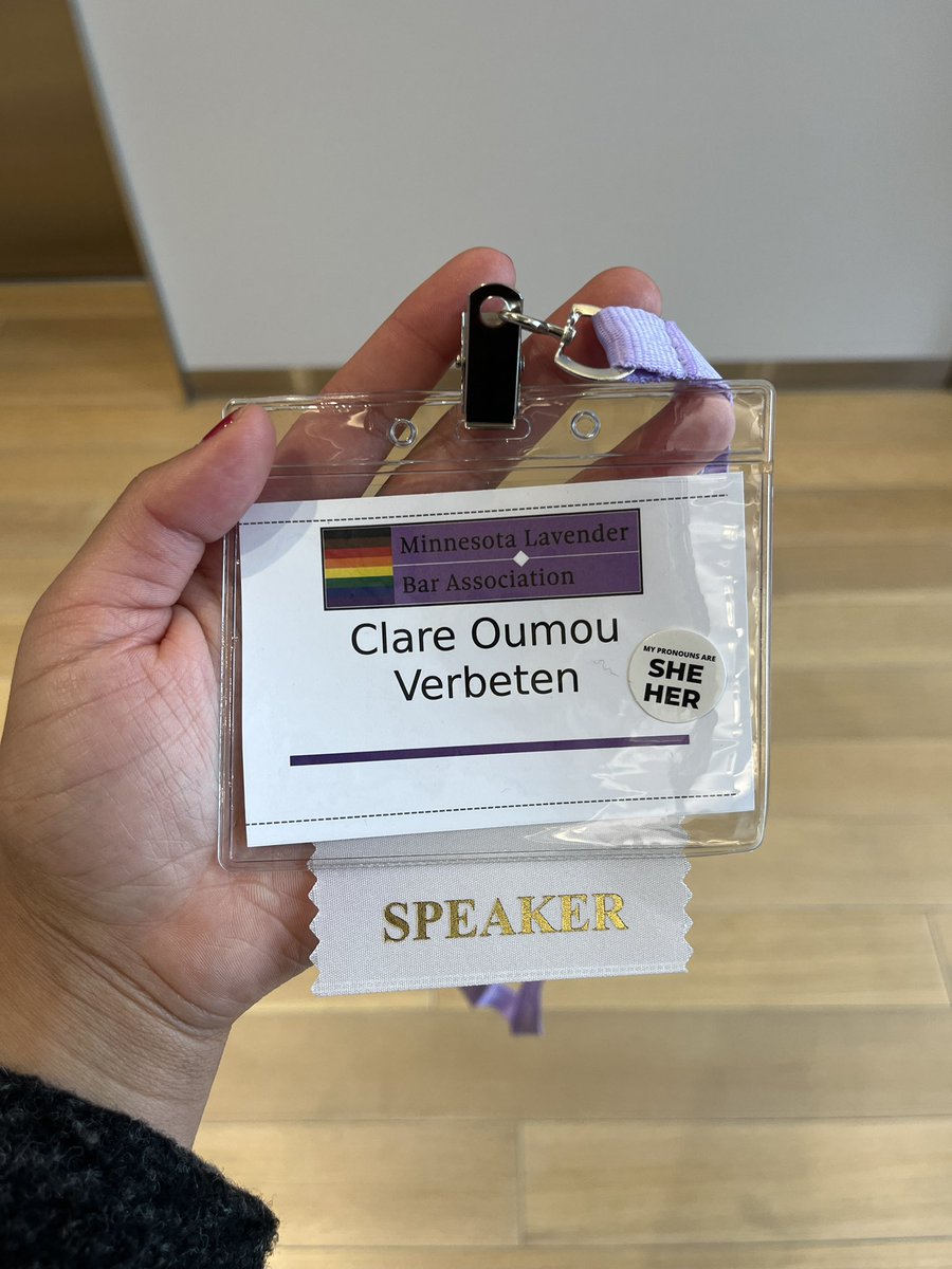 Yesterday, I joined Sen. Bonnie Westlin and Rep @AthenaHollins at the Minnesota Lavender Bar Association’s 23rd Annual Conference. We spoke on the legislative panel about the work we’re doing to protect Queer communities in Minnesota. 🌈