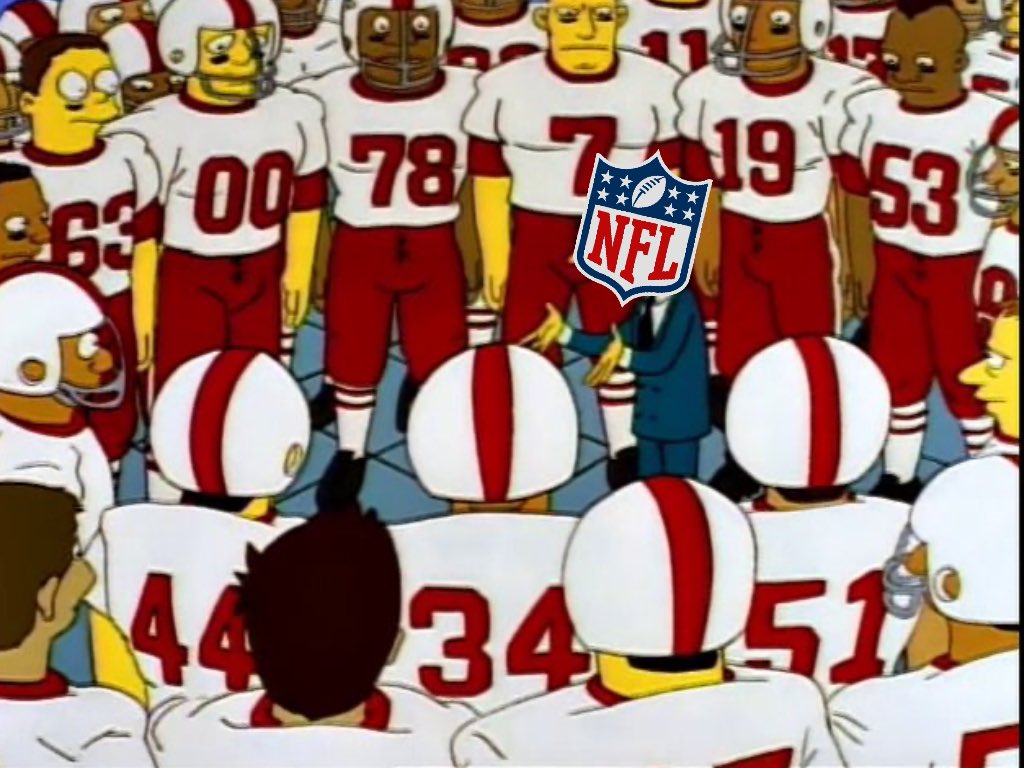 SoySimpsonito's tweet photo. Señores Chiefs, hay millones de swifties esperando que ganen este #Superbowl para festejar con su artista favorita. Lo sé porque... Yo mismo planeé todo esto para atraer ese mercado. https://t.co/a5zZQZm4eo