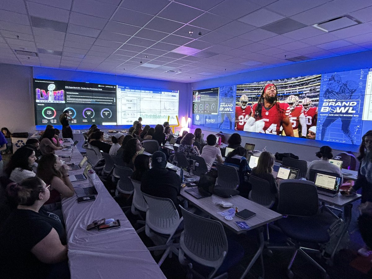 danwindels (@danwindels) on Twitter photo Full house for the 2024 Brand Bowl! 40+ students are ready to rate the best ads during the #SuperBowl!!! Follow <a href="/TheAgencyAtUF/">The Agency</a> <a href="/UFAtlasLab/">UFAtlasLab</a> <a href="/UFCJCADV/">UF Advertising Department</a> <a href="/UFJSchool/">UF College of Journalism and Communications</a> to see the winners!! #advertising #adweek #adage Full house for the 2024 Brand Bowl! 40+ students are ready to rate the best ads during the #SuperBowl!!! Follow <a href="/TheAgencyAtUF/">The Agency</a> <a href="/UFAtlasLab/">UFAtlasLab</a> <a href="/UFCJCADV/">UF Advertising Department</a> <a href="/UFJSchool/">UF College of Journalism and Communications</a> to see the winners!! #advertising #adweek #adage