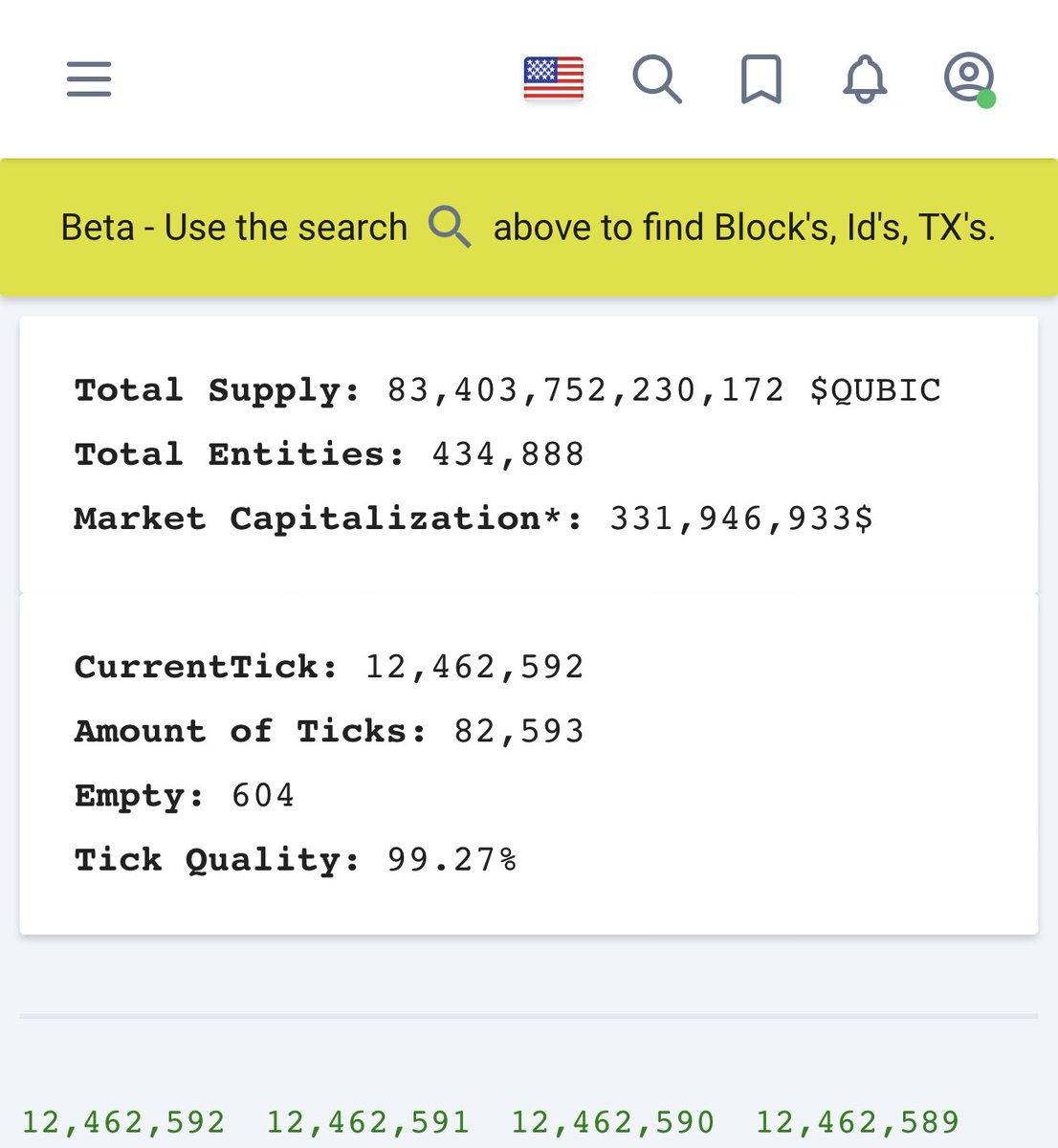 <a href="/Woodfloorz/">Neville Bartos Lives</a> <a href="/wauwda/">Wauwda.</a> Now that is the strangest “$3.9 billion” i sure have ever seen

$QUBIC - <a href="/_Qubic_/">Qubic</a> team must be magicians 😅

app.qubic.li/network/explor…